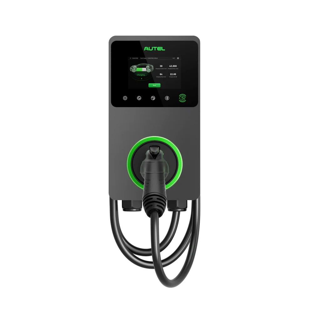 Autel AC Elite 50A Level 2 Commercial EV Charger with Touchscreen & Holster