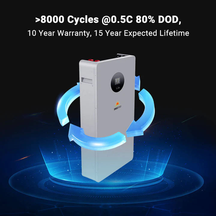 SunGoldPower- Powerwall X LITHIUM BATTERY 51.2V 200AH