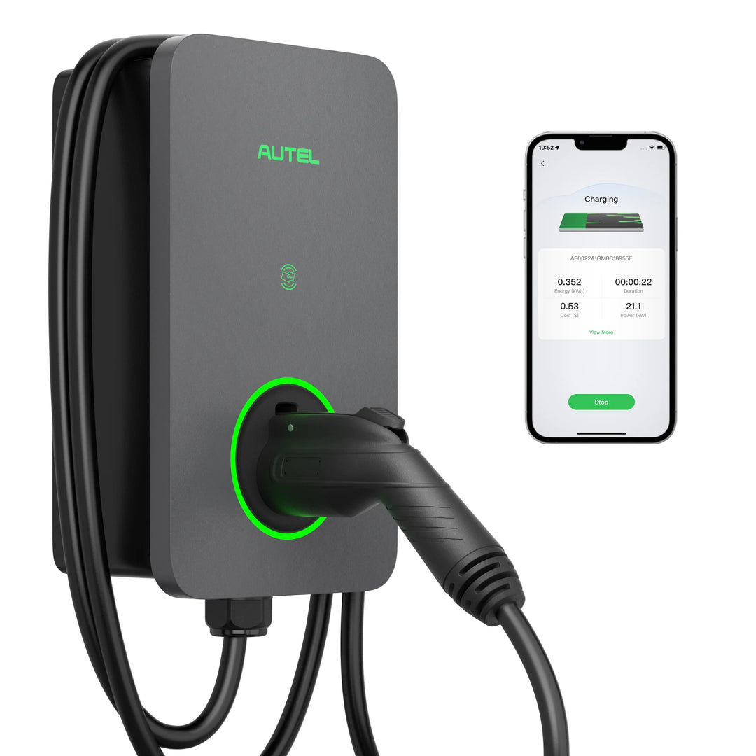AUTEL AC Elite 80A Level 2 EV Charger – Hardwired, J1772 (No Screen, Holster)