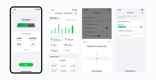 AUTEL MaxiCharger AC Elite 50A Level 2 EV Charger – Hardwired, J1772 (12kW)