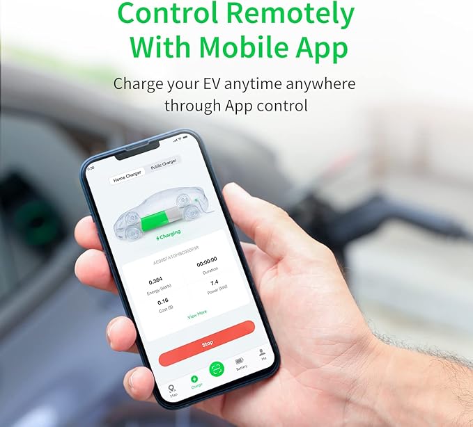 AUTEL MaxiCharger AC Elite 40A Level 2 EV Charger – NEMA 14-50, J1772 in Holster