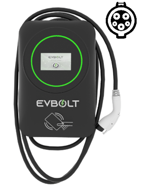 EVBOLT Dyno 11 – 11.5 kW Level 2 Charger w/ LAN &  Wi-Fi Connectivity w/ J1772