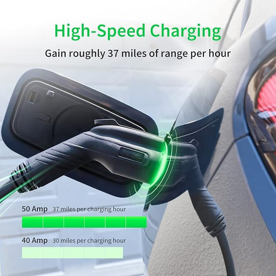 AUTEL MaxiCharger AC Elite 50A Level 2 EV Charger – Hardwired, J1772 (12kW)