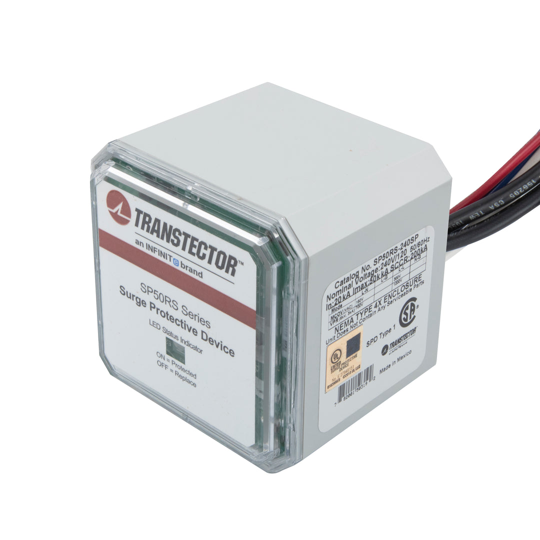 Transtector AC Surge Protective Device – 120/240V Split-Phase, 50kA MOV Hardwired Surge Protective Device
