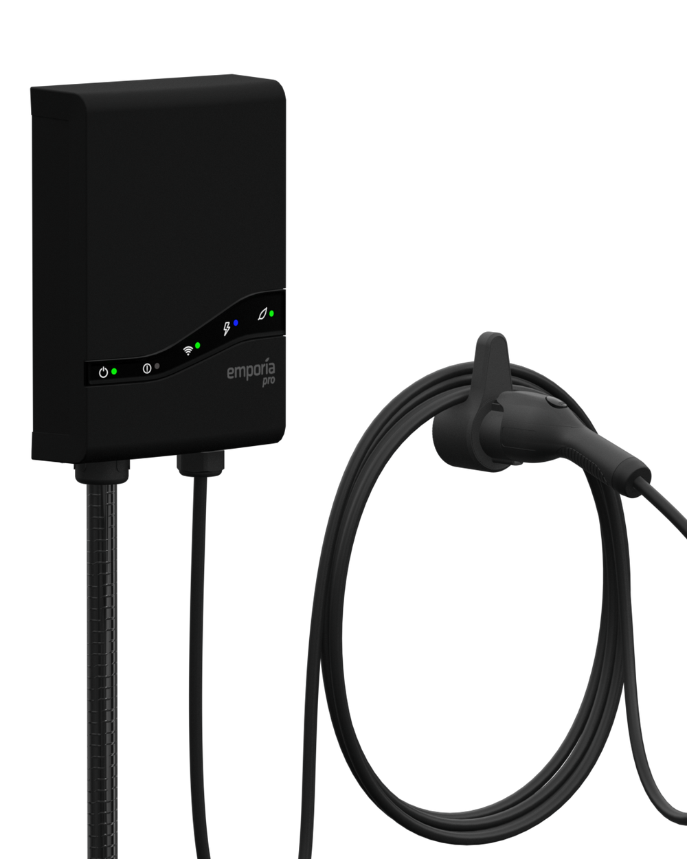 Emporia Pro Level 2 EV Charger (Black) - Nema 14-50
