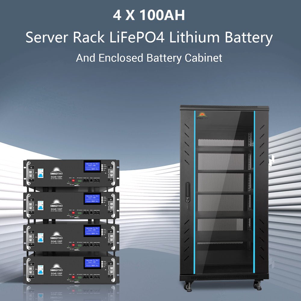 SunGold Power Hybrid Solar Kit 11.4KW 48V Split Phase 20.48KWH Lithium Battery 16 X 440 Watt Solar Panel