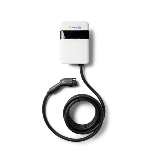LiteOn Level 2 EV Charger Bundle – 4× 48A Wall-Mounted w/ 25-ft Charging Cables + 1-Year PowerFlex