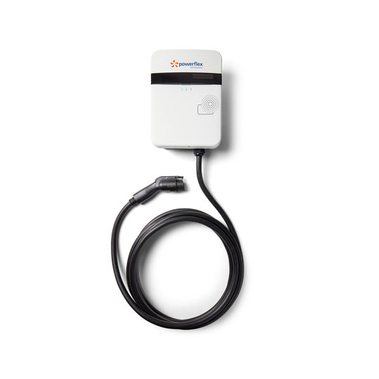 LiteOn Level 2 EV Charger Bundle – 4× 80A Wall-Mounted Units, 25-ft Cables, LTE-Enabled, ISO Ready + 1-Year PowerFlex