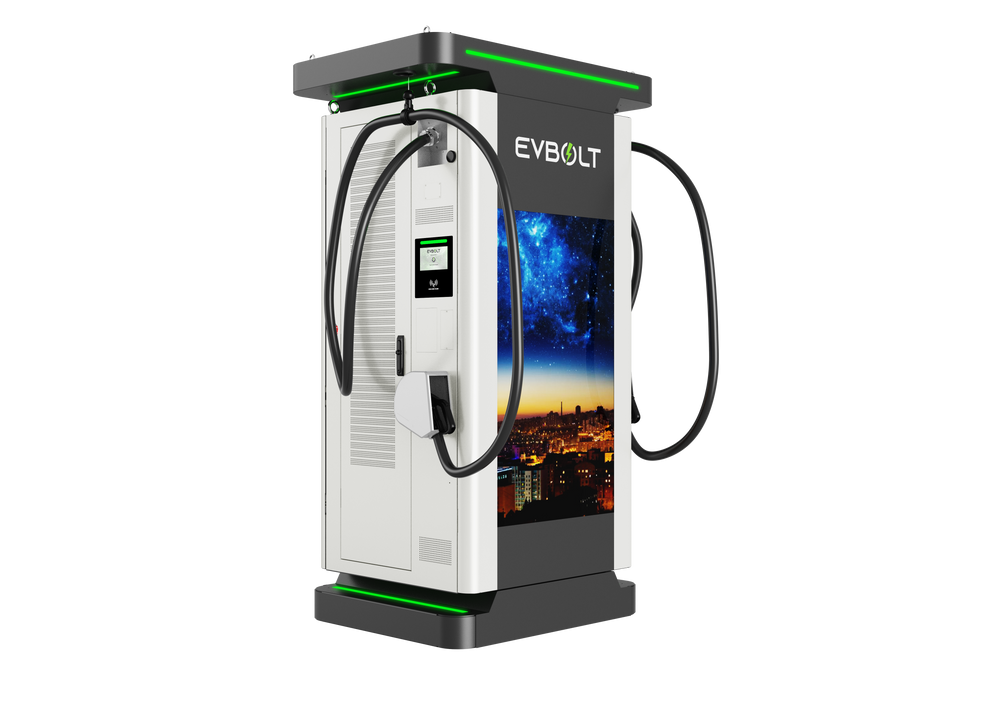 EVBOLT Vision 360 – 180 kW DC Fast Charger with Dual Connectors and OCPP 1.6 Support